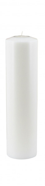 Lux Classic D12H45cm Teelichthalter für Maxi Teelicht, weiß