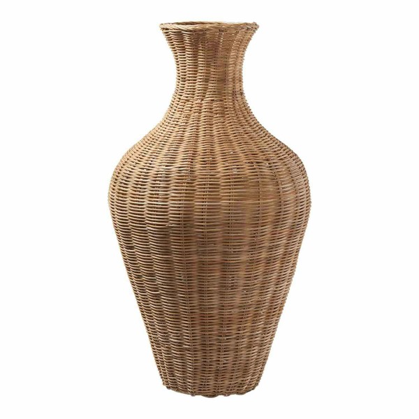 Vase Rattan D40H70cm, natur