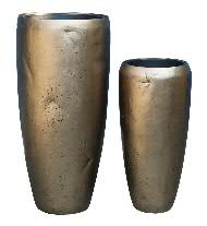 Vase FS143 H85/65cm 2er Satz m.E, bronze