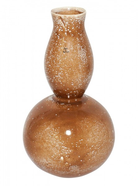 Vase Keramik D24,5H45cm, zimt