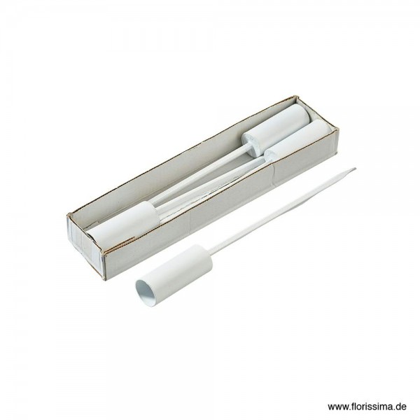 Kerzenpick Metall D2,8L5/13cm, weiß