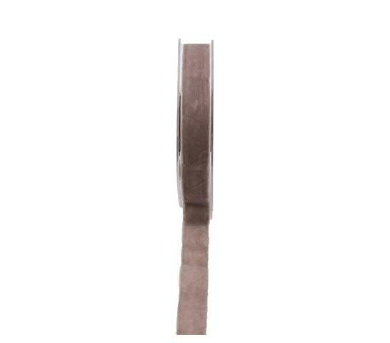 Band Samt 2296/20mm 10m, 435 taupe