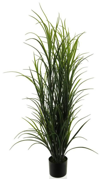 Gras 125cm im Topf UV-beständig, grün