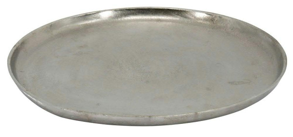 Teller Alu antik D30cm, silber
