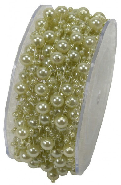 Perlenkette 5113/7mm 15m, lindgrün