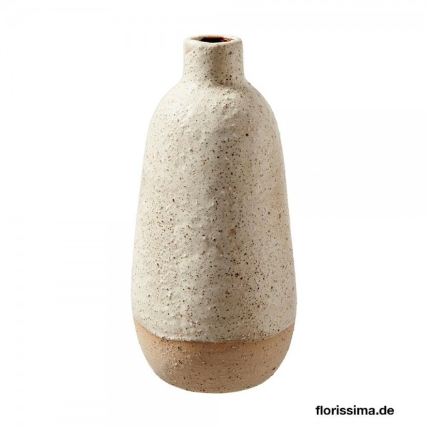 Vase Keramik D7H15cm, creme