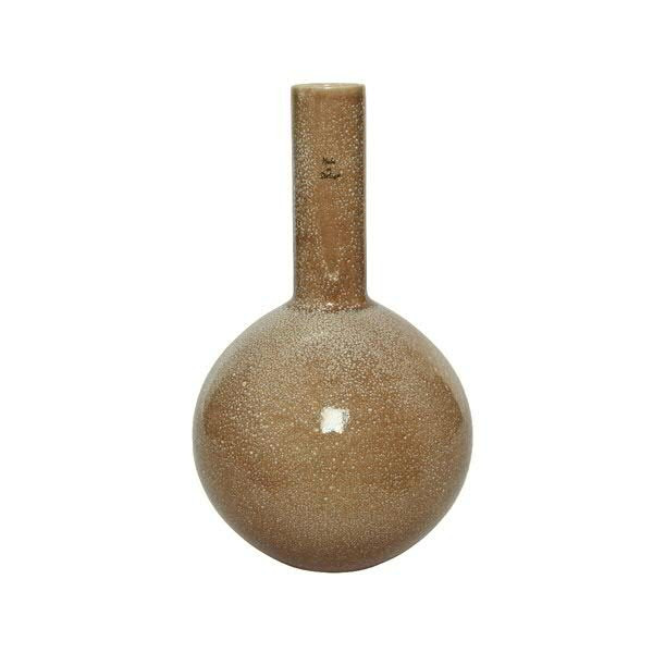 Vase Keramik D19,5H33cm, zimt