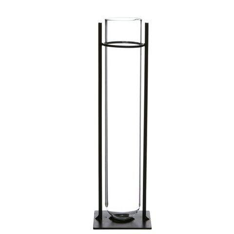 Reagenzglas SP H28,5cm im Metall Stand, klar