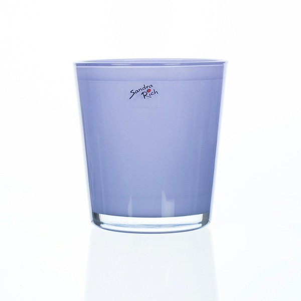 Glas Kübel D12,5H13cm Orchidee, lavendel