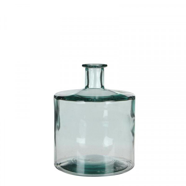 Glas Flasche D21H26cm, transparen