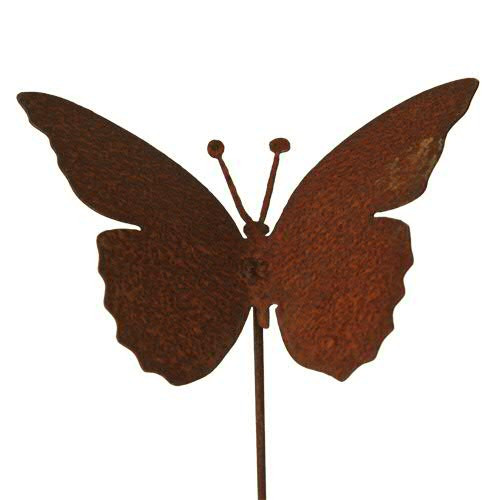 Rost Schmetterling 20cm am Stab 60cm