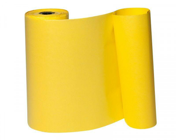 Manschettenpapier 25cm 100lfm Uni, gelb