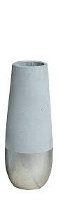 Vase BT322 H48cm SP, cem/silber