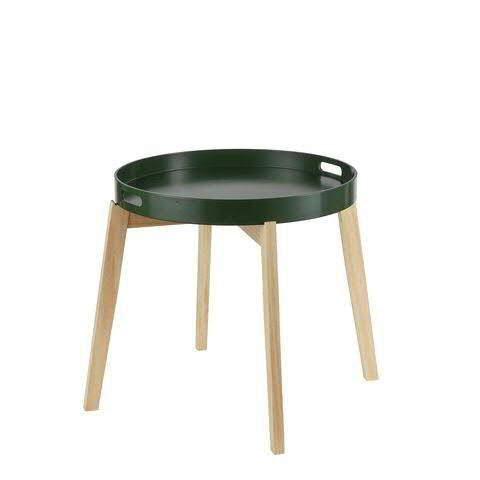 Tisch Holz H50,5D48cm, grün