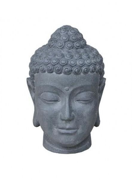 Buddha Kopf FS170 H38cm, terrazzo
