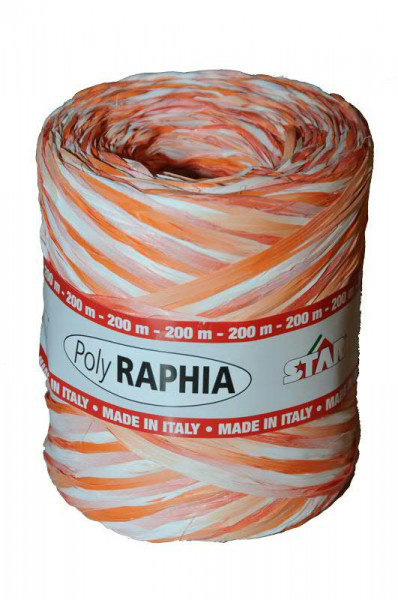 Raffia Bast SP 15mm 200m Multicolor, lachs