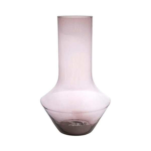 Glas Vase D19H30cm, purple