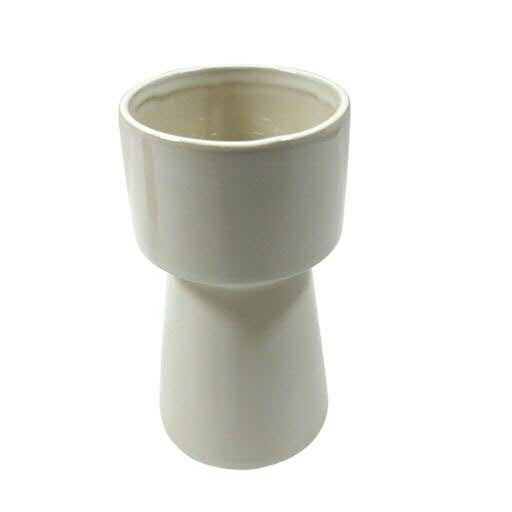 Vase Keramik SP H21D11,5cm rund, creme