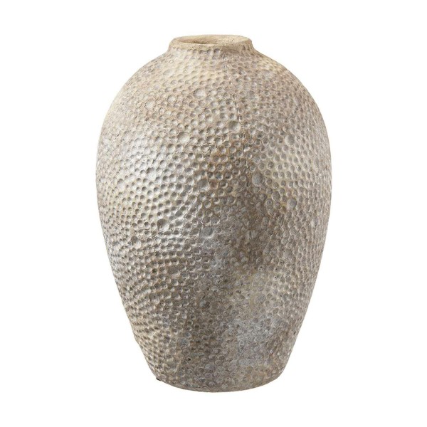 Vase Terracotta D23H34cm antik, braun