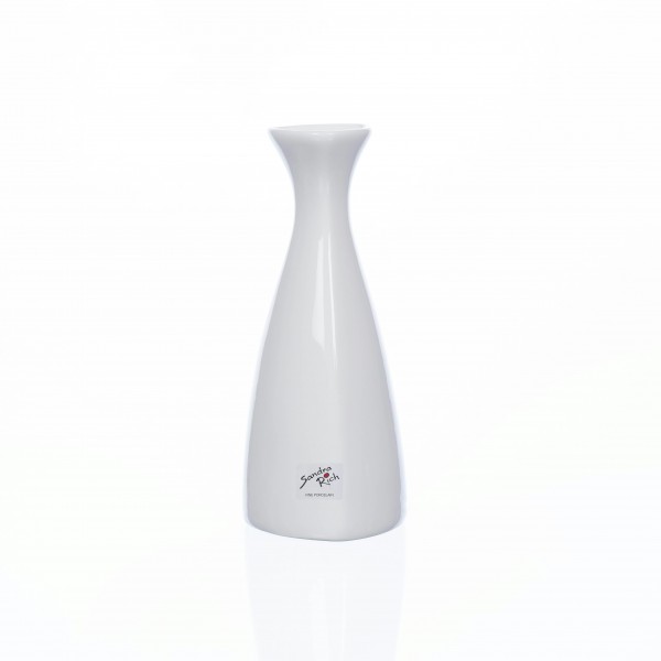 Vase Keramik H14D6cm, weiß