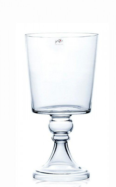 Glas Pokal H53cmD28cm a.Fu, klar