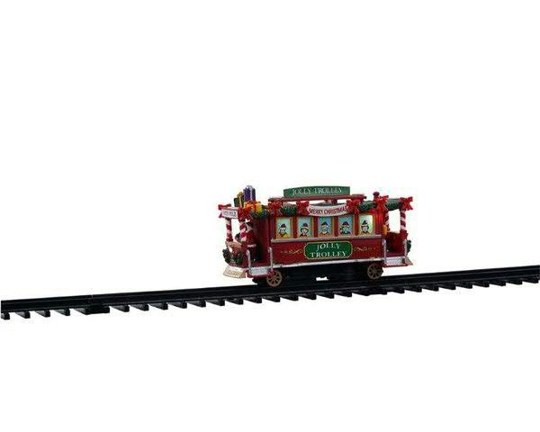 Jolly trolley 16x8cm 4,5V animiert, beleuchtet,Batteriebetrieben