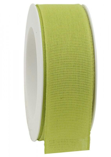 Band Baumwolle 267a/40mm 20m 100% Natur, 53 limone