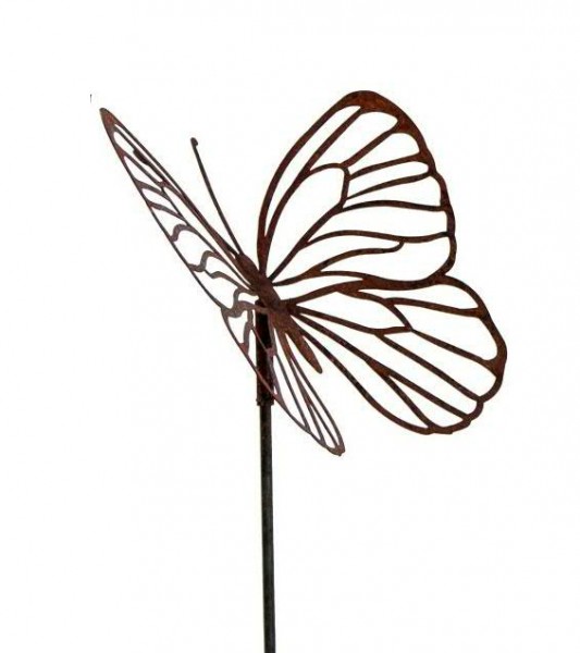Rost Schmetterling 37,7x26,9cm o.Stab für Stab D8mm