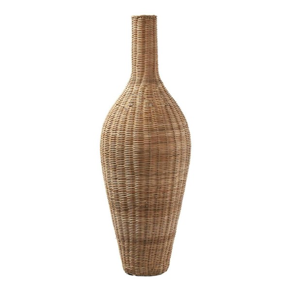Vase Rattan D25H90cm, natur