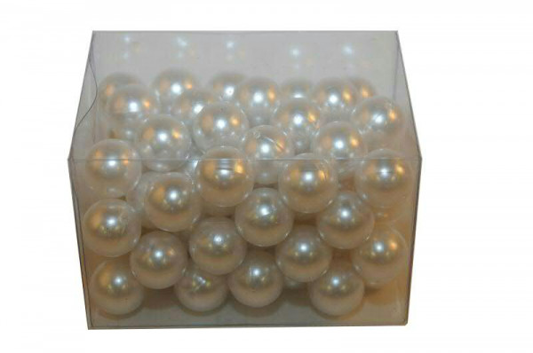 Perlen 20mm 500g ca.116St., weiß