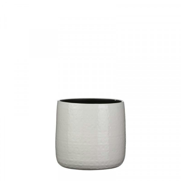 Kübel Keramik SP D24H21cm, weiß