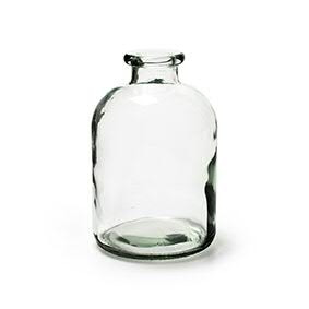 Glas Flasche SP H17D11cm Jardin, klar