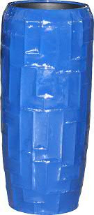 Vase FS151 H75cm m.E. SP, glz.clasbl