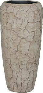 Vase FS139 H75cm m.E. Broken, cappuccino