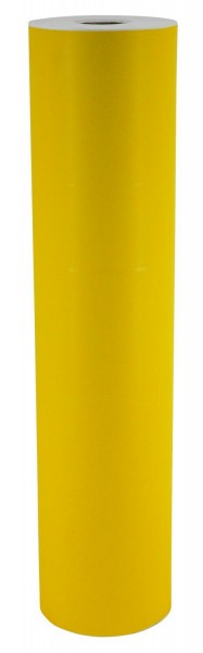 Papier 75cm Basic 1-seitig, gelb