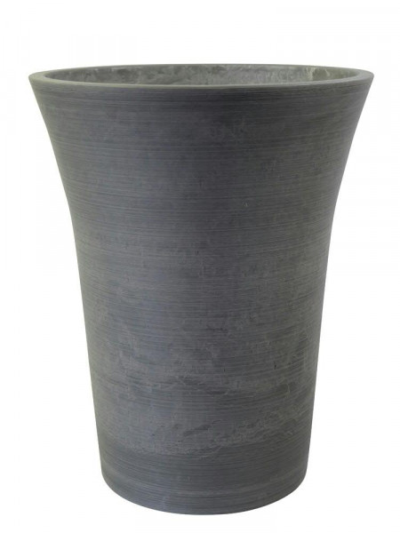 Ecostone Vase ECO706 D38H48cm SP 70% Recycling, grau