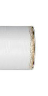 Kranzband 6693/175mm 25m Moire Goldrand, 611 weiß
