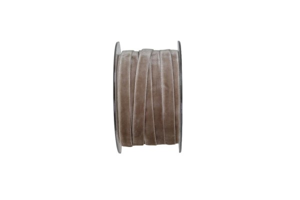 Band Samt 2296/10mm 20m, 435 taupe