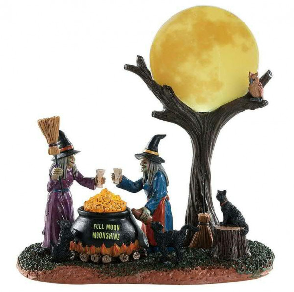 Halloween Full Moon Moonshine beleuchtet, Ein/Aus-Schalter