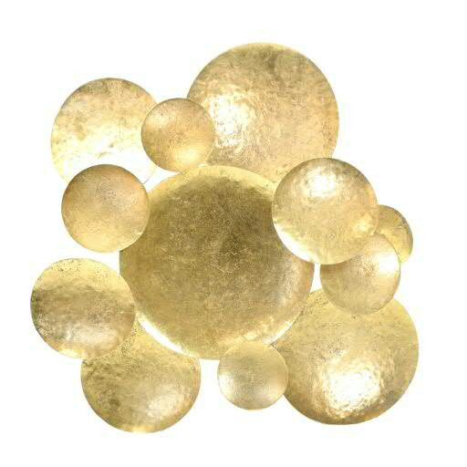 Ornament SP Metall 65,5x71x6,5cm, antik gold
