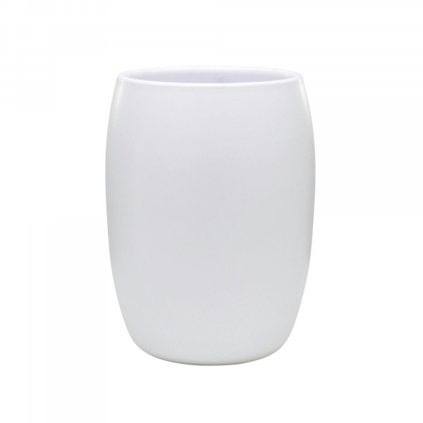 Vase Keramik 1407/20cm Porta, mattweiß