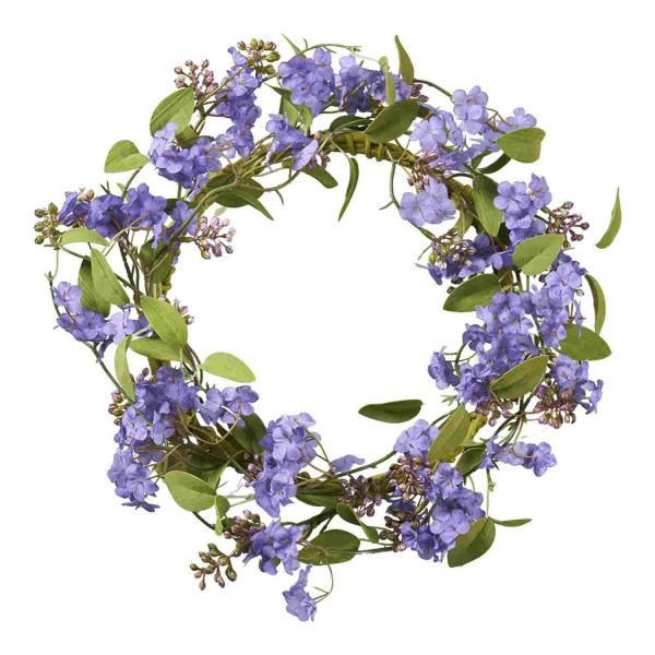 Blüten Kranz D45cm, purple